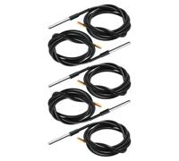 Lot de 5 capteurs de température étanches avec sonde en acier inoxydable pour projets de bricolage Raspberry Pi 3 0 V 5 5 V Longueur du câble 1 mètre