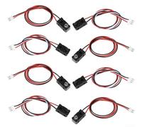 Lot de 5 capteurs photoélectriques infrarouges - 3 mm - LED - Interrupteur photoélectrique CC 3-5 V - Temps de réponse de 2 ms - Pour Arduino - Projets - Compteur - Contrôle industriel
