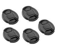 Lot de 5 Capuchons à Pincer pour Objectif Avant 52 mm - Capuchon d'objectif 52 mm - Housse de Protection pour Objectif d'appareil Photo Reflex numérique