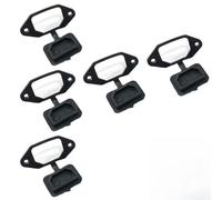 Lot de 5 capuchons anti-poussière pour port de charge de véhicule électrique, 2 broches étanches en matériau robuste, prise de protection 250 V, accessoires pour prises de charge, noir