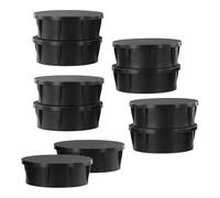 Lot de 5 capuchons d'arrêt d'arroseur en ABS pour têtes de pulvérisation Hunter Pro-Spray - Outils- Installation, Sabot, Anneau d'étanchéité, Irriga d'extérieur durable (10 paquets)