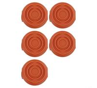 Lot de 5 capuchons de bobine de rechange WA6531 pour débroussailleuse sans fil - pour tête de garniture en plastique durable compatible avec Greenworks pour modèles GT Series
