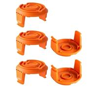 Lot de 5 capuchons de bobine WA6531 pour débroussailleuse Worx WG150/WG151/WG152/WG153, sans outils, en plastique résistant aux chocs