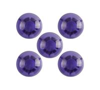 Lot de 5 capuchons de pédale pour pédales d'effet de guitare électrique, ajustement de 2,44 x 1,2 cm, matériau ABS/PC, couleurs vives (blanc/vert/rouge/jaune/bleu/violet/noir), protection facile à