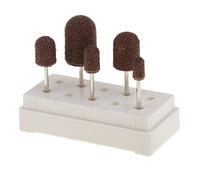 Lot de 5 capuchons de ponçage pour pédicure, mandrin, foret et callosités