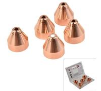 Lot de 5 capuchons de protection plasma 220993 pour lampe de poche mécanisée 65 85 105 MRT, protection de buse consommable en cuivre pour accessoires de coupe de métal