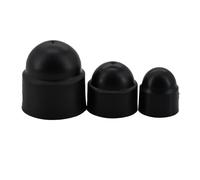 Lot de 5 capuchons protection for écrous hexagonaux en plastique for M3, M4, M5, M6, M8, M10, M12, M14, M16, M18, M20, M22, M24(5PCSBlack,M5x8x10)