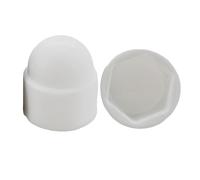 Lot de 5 capuchons protection for écrous hexagonaux en plastique for M3, M4, M5, M6, M8, M10, M12, M14, M16, M18, M20, M22, M24(5PCSwhite,M20x30x40)
