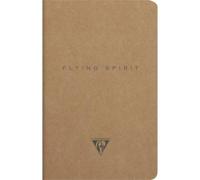Lot de 5 Carnet cousu Flying Spirit, 48 feuilles de papier sketch ivoire 90 g/m², 11x17, couv. kraft assorties