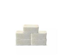 Lot de 5 carrés de Musc Solide Blanc 100% Naturel de 30g - Artisanat Marocain, Parfum Durable, Hypoallergénique, pour Peau et Linge