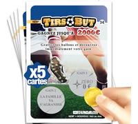 Lot de 5 Cartes à Gratter Annonce Grossesse Football, La Famille va s'agrandir, Idée Cadeau, Jeu de grattage réaliste