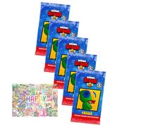 Lot de 5 cartes Brawl Stars série 1 - Cartes à collectionner - 5 boosters + carte d'anniversaire exclusive