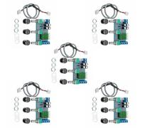 Lot de 5 cartes d'amplificateur numérique à double canal 80 W avec contrôle des basses pour maisons, systèmes auditifs, module d'amplificateur auditif professionnel