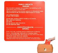 Lot de 5 cartes de citoyenneté en acrylique constitutionnel, guide des droits double face en anglais, espagnol, cartes d'évaluation civique, outil d'apprentissage pour hommes, femmes, étudiants