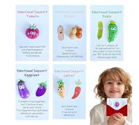 Lot de 5 cartes de soutien de poche, cartes d'affirmation positive amusantes, cartes d'encouragement portables en résine