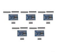 Lot de 5 cartes d'extension d'E/S PCF8575 16 bits avec port parallèle Interface I2C pour Arduino pour Raspberry Pi Embedded Projects PCB Bleu