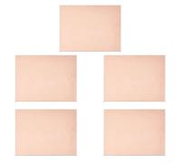 Lot de 5 cartes PCB plaquées cuivre 20 x 30 cm FR4 simple face pour les amateurs d'électronique, expérience de circuit de gravure, connexion fiable, non pelable pour les bricoleurs