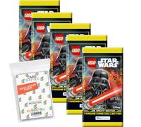 Lot de 5 cartes Star Wars Blue Ocean Lego - Série 4 - 5 boosters + 2 cartes Star Wars limitées + pochettes exclusives Collect-it