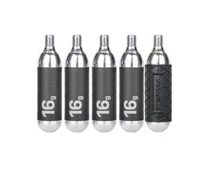 Lot de 5 cartouches co2 topeak 16g manchon silicone