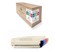 Lot de 5 cartouches de toner capitales compatibles avec Oki C 5650 5750 DN N, remplace 43872305 - 43865708