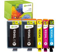 Lot de 5 cartouches d'encre 934 935 934 XL 935 XL Remplacement pour HP 934 XL 935 XL Cartouche 934 935 Compatible avec Officejet Pro 6830 pour HP Officejet 6820 pour cartouches Officejet 6230
