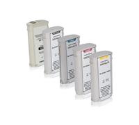 Lot de 5 cartouches d'encre compatibles avec HP C9370A / 72