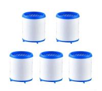 Lot de 5 cartouches filtrantes pour systèmes de douche avec pré-filtration en coton PP et fonction de traitement de l'eau à boule minéralisée