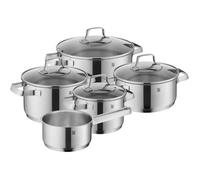 Lot de 5 casseroles - WMF - Belmonte - Acier inoxydable Cromargan - Compatible induction - Poli miroir