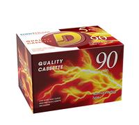 Lot de 5 Cassettes Audio Vierges - Temps d'enregistrement de 90 Minutes - Faible Bruit et Haut rendement - Dictée, Enregistrement MP3 sur Bande Vierge