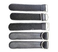 Lot de 5 ceintures à nouer réutilisables pour canne à pêche, porte-cravate, accessoires de matériel de pêche, sangles d ' enroulement, de poteaux, sangle de canne, outil de bande d ' emballage, de