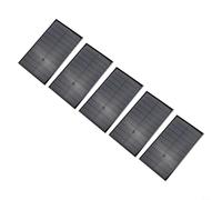 Lot de 5 chargeurs de panneau solaire portable 1 6 W 5 5 V avec sortie 290 mA prenant en charge le chargement de 3 batteries 7 V et 5 V
