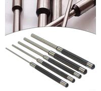Lot de 5 chasse-goupilles en acier au carbone 20,3 cm de long pour enlever les goupilles outils de réparation pour bijoutiers, horlogers, ingénieurs 1/8 pour 3 plus de 8 tailles