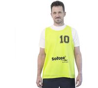 Softee Plastrons d'entraînement numérotés 11-15 5 unités Jaune Senior Homme