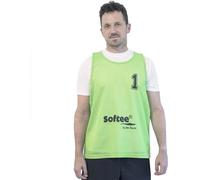 Lot de 5 chasubles numerotées de 11 à 15 Softee Vert TU