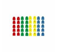 Softee Numbered 1-5 Training Bib 5 Units Jaune Junior Homme