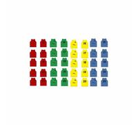 Softee Numbered 16-20 Training Bib 5 Units Rouge Youth Homme