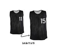 Sporti France Lot de 5 chasubles réversibles numérotées (N° 11 à 15)