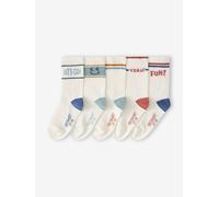Lot de 5 chaussettes garçon écru 27/30