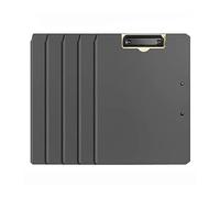 Lot de 5 chemises professionnelles A4 multifonction avec porte-bloc et clip de signature de contrat, dossier extensible pour réunions et utilisation au bureau