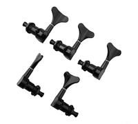 Lot de 5 chevilles d'accordage pour guitare basse 2L3R, 3L2R, 4L1R Configurations mécaniques (3L2R Noir)
