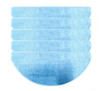 Lot de 5 chiffons de nettoyage lavables et réutilisables en microfibre avec installation facile pour aspirateur robot ILIFE A30 A30 Pro