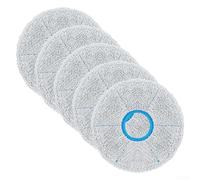 Lot de 5 chiffons de rechange en microfibre pour robot aspirateur et balai DREAME Matrix10 Ultra - Durable et robuste - Pour des sols hygiéniques propres dans les maisons avec enfants ou animaux