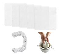 Lot de 5 Chiffons Filtrants en Coton - Hengshiping Chiffon à Grain Fin et Grossier pour Filtrage, Cuisine et Filtre à Fromage