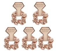 Lot de 5 chouchous pour demoiselle d'honneur, queue de cheval, accessoires de fête de mariage, chouchous pour demoiselle d'honneur, bal de fin d'année, décoration de cheveux