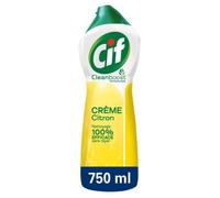 LOT DE 5 - CIF - Crème Citron Nettoyant toutes surfaces - 750ml