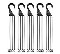 Lot de 5 cintres à Fleurs en Plein air - Lot de 5 Crochets pour - Cintres pour Fleurs en Plein air - Support de en Plein air - Heavy Duty 5 pièces - pour extérieur - pour Manteau Mural