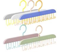 Lot de 5 cintres peu encombrants pour débardeurs, cintres pour débardeurs, organisateur de lingerie, organisateur de soutiens-gorge d'armoire de garde-robe, rangement