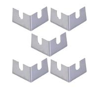 Lot de 5 ciseaux de rechange haute performance pour ruban adhésif de 1,5 cm, ciseaux à 90 degrés en caoutchouc, pince en forme de V