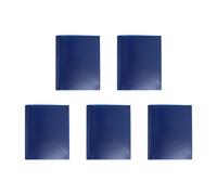 Lot de 5 classeurs à deux poches avec clip de fixation à griffes, résistant à l'eau, format lettre, organiseur de documents à 3 broches, organiseur de fichiers double poche