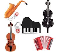 (Lot de 5) Clé USB 16 Go avec Motif d'Instruments de Musique Mignons, BorlterClamp Pendrive Mémoire Stick USB Flash Drive, Cadeau pour Étudiants et Enfants